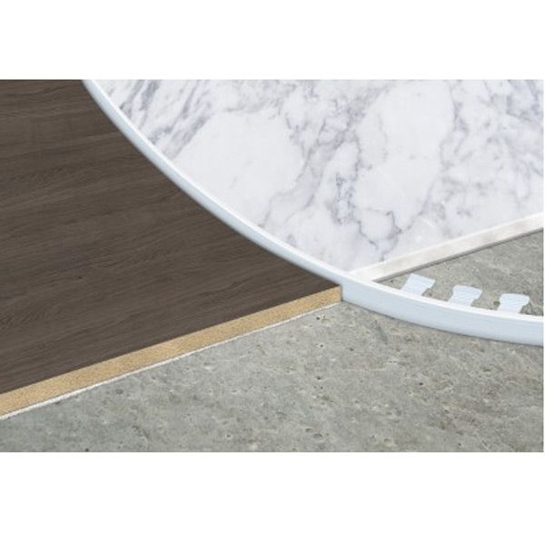 Порожек алюминиевый АПГ-10 анодированный гибкий TIS 2700 мм полированный