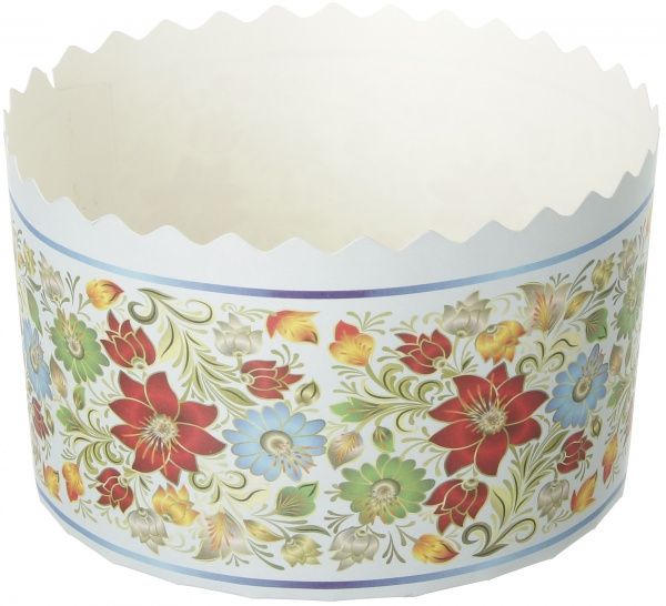 Форма для кулича бумажная Премиум d 130 мм