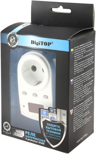 Реле напряжения  DigiTOP 10 А Vp-10AS