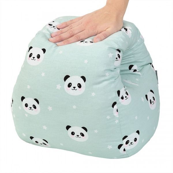 Подушка для кормления Mini Панда 30х28х30 см мята IDEIA