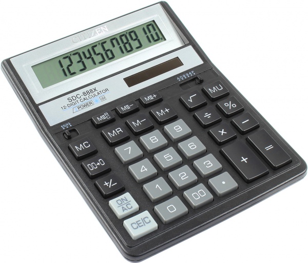 Калькулятор SDC-888XBK 75709 Citizen