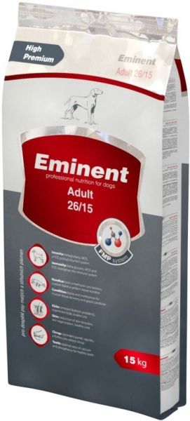 Корм Eminent Adult для дорослих собак дрібних та середніх порід 15 кг