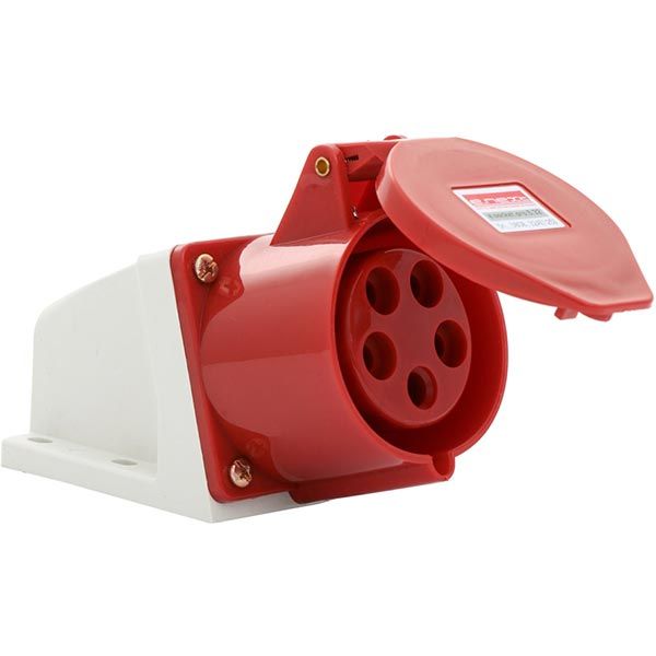 Розетка силовая с заземлением  TAREL (e.socket.pro.5.32) 3p+N+PE (125) синий p012008