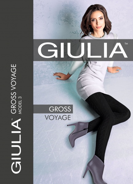 Колготки женские Giulia Gross Voyage Model #3 р. 2 200 den nero 