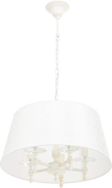 Люстра підвісна Arte Lamp Granny 5xE14 білий із золотистим A9566SP-5WG 