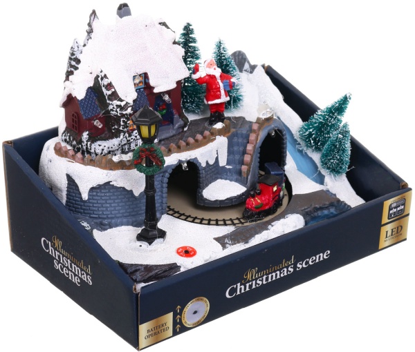 Декорація новорічна з підсвіткою ACJ000320 в асортименті світлодіодна (LED) 17 см 