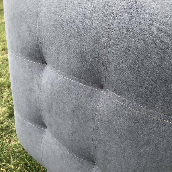 Пуф-трансформер 5в1 из серого велюра из пяти стульев серый 