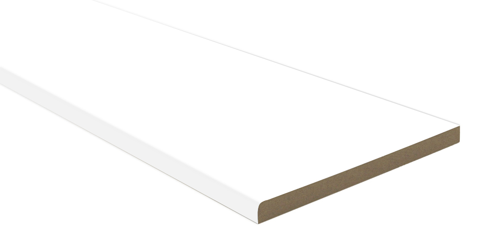 Доборная планка ОМиС 100х8х2024 мм белый эмалекс