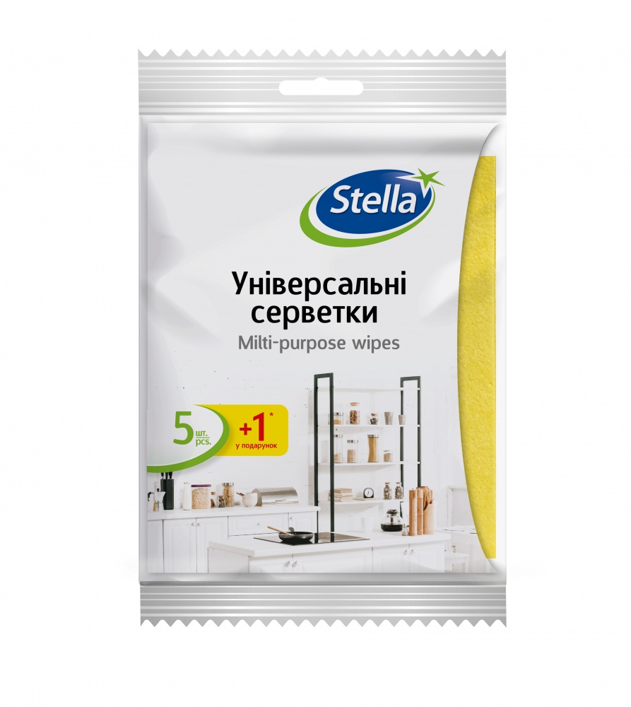 Набір серветок універсальних Stella Sarantis 6 шт./уп.