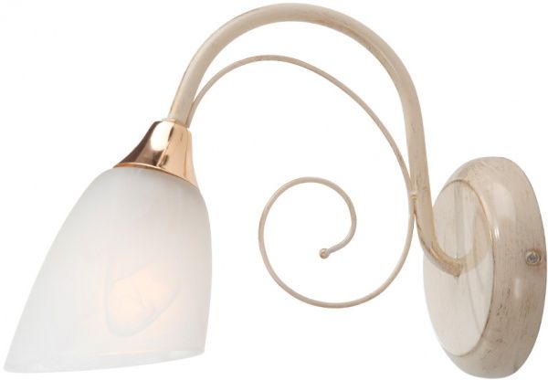 Бра Vitaluce Falcado 1x60 Вт E14 молочний V3663/1A 