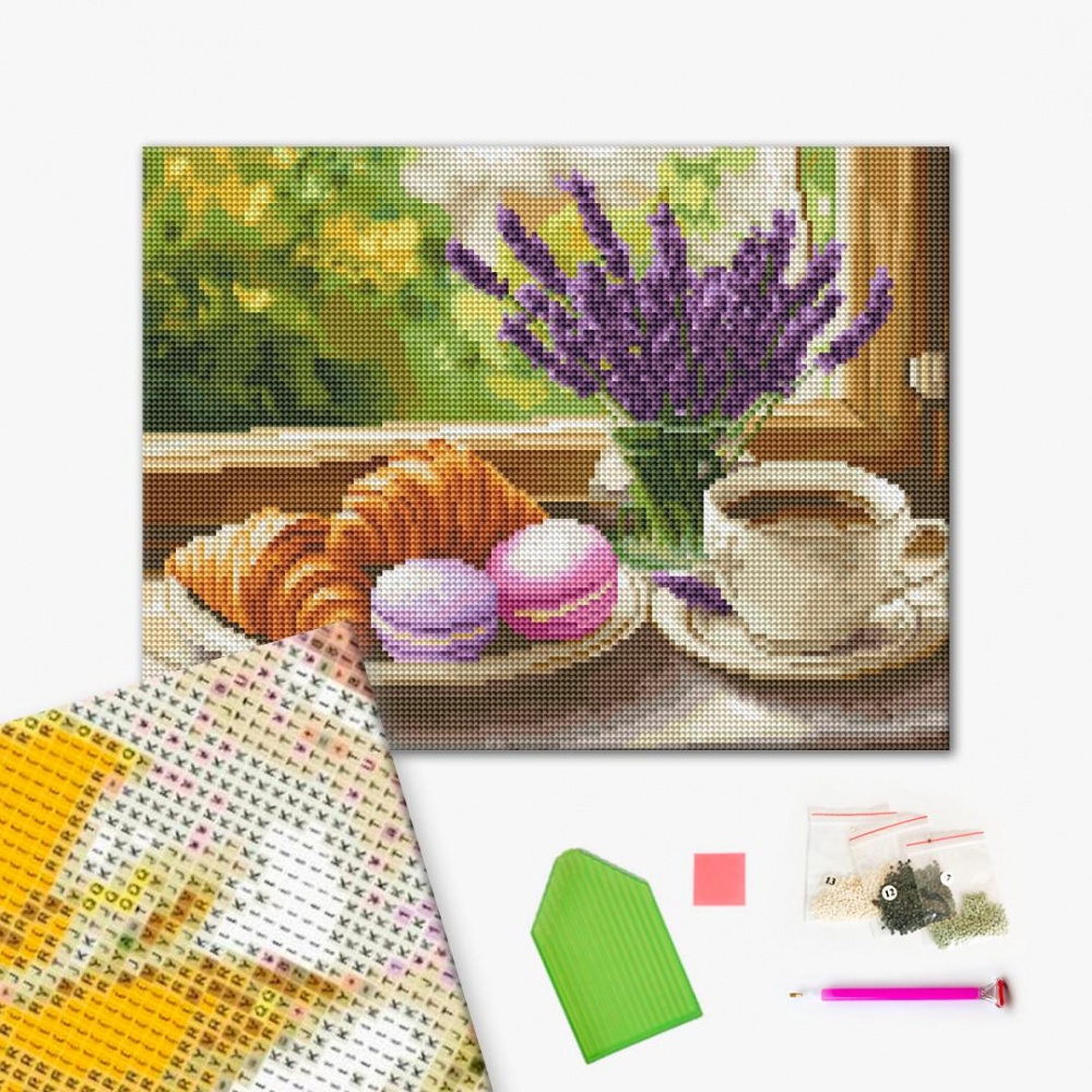 Алмазная мозаика Сладкий завтрак 30х40 см Brushme