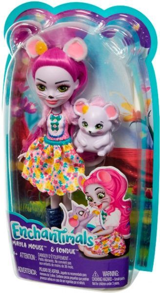 Лялька Enchantimals Мишка Майла FXM76