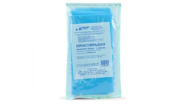 Простирадло 120х80 см стерильне (спанбонд 25 г) 