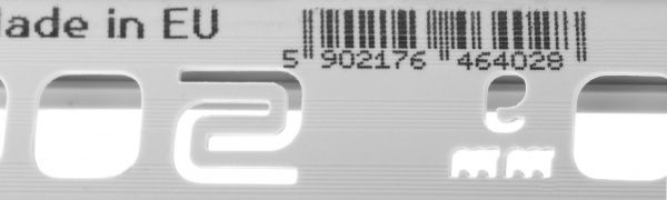 Уголок для плитки Salag внешний 02 ПВХ 9 мм 2,5м светло-серый 