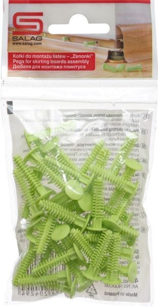 Дюбель для монтажа половых плинтусов зенонки Salag 