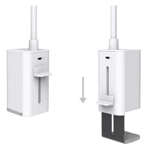 Настольная лампа аккумуляторная Maxus Desk Lamp 3CCT WH CLIP Battery 10 Вт белый 1-MDL-10W-CLIP