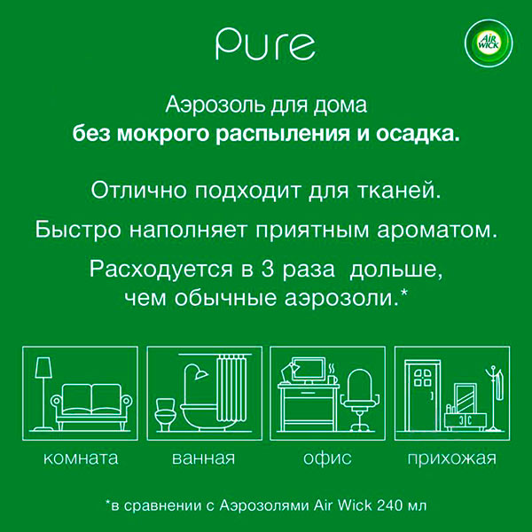 Спрей Air Wick Pure Цветущая вишня 250 мл