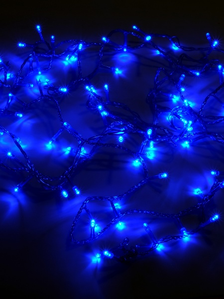 Электрогирлянда линейная SHLigts Нить (ILD100C-BB) встроенный светодиод (LED) 100 ламп 5 м 