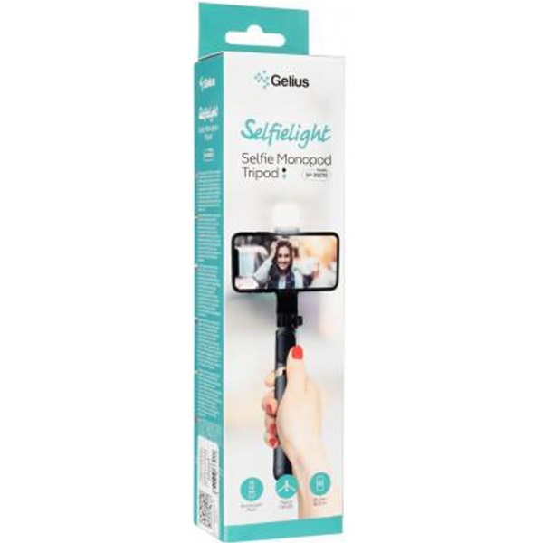 Селфі-монопод Gelius GP-SS012 black Pro Selfie Monopod Tripod Selfielight