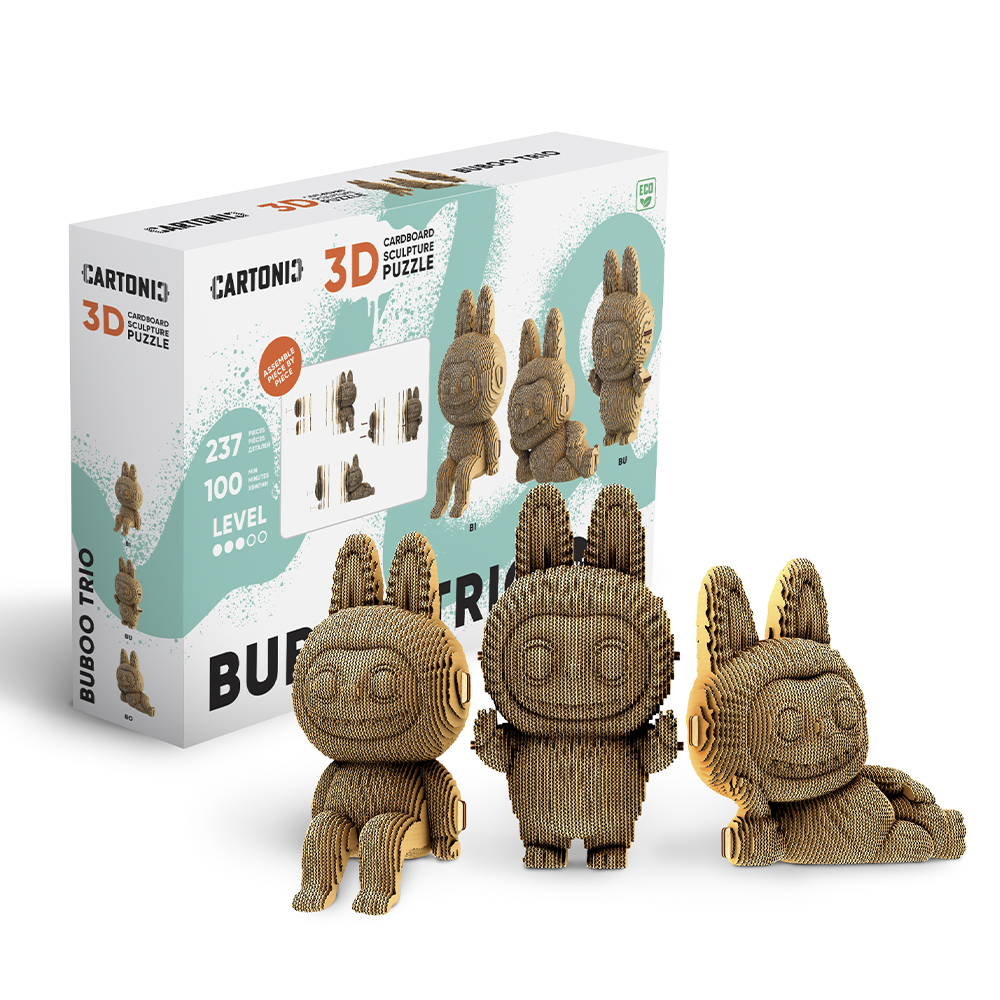 Конструктор картонный Cartonic 3D Puzzle BUBOO TRIO CARTTRIOBUBOO — фото 1