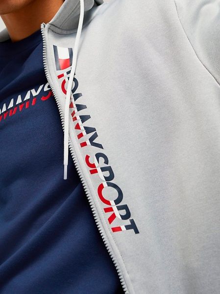 Джемпер Tommy Hilfiger FLEECE ZIP UP HOODY S20S200281001 р. M світло-сірий