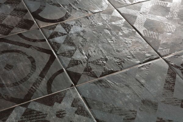 Плитка TAU Ceramica Terracina Black Decor 22,3x22,3 