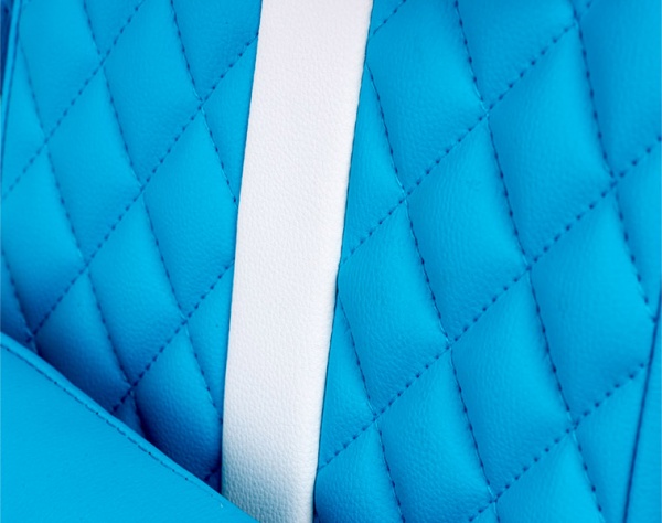 Крісло Special4You Extreme Race E6064 блакитний/білий 