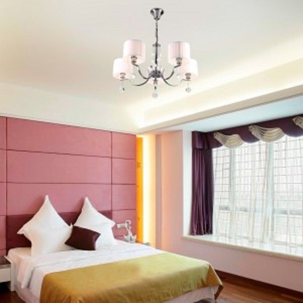 Люстра подвесная Strotskis Napoli 5x40 Вт E14 хром 60095/5