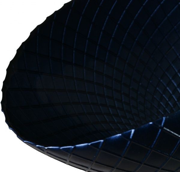 Ваза стеклянная синяя Arco 35х22 см Antonio Tammaro