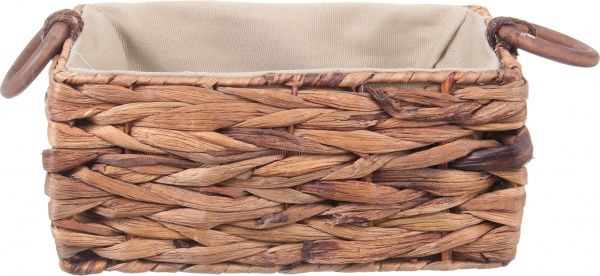 Корзинка плетеная Tony Bridge Basket с текстилем 32х22х14 см XTA19-61RD-2 