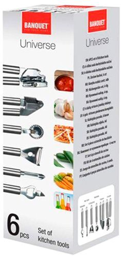 Набір кухонного приладдя Universe 6 предметів 28504995 Banquet