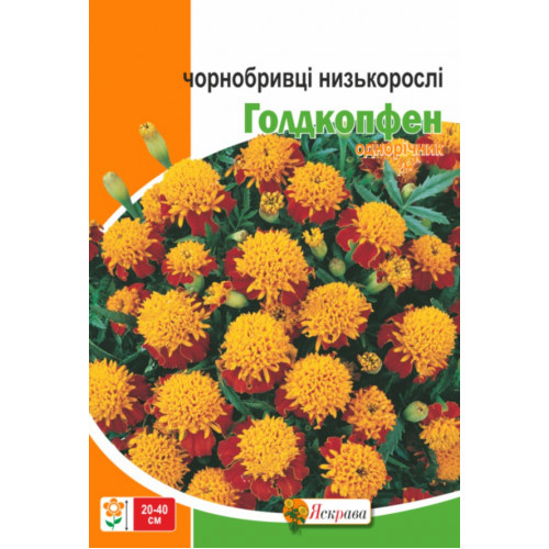 Семена Яскрава бархатцы Годкопфен