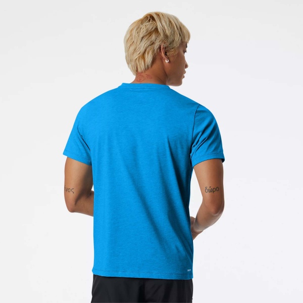 Футболка New Balance HEATHERTECH MT11070SB8 р.L блакитний