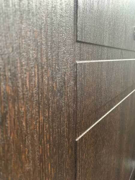 Дверь входная Министерство дверей Оптима 09 венге структурный 2050х860 мм левая