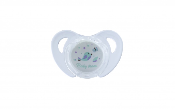 Пустушка Baby Team силіконова класична 0+ Tritan