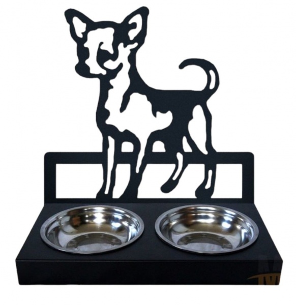 Подставка под миски Magnetto декор Той-Терьер Ф-000007