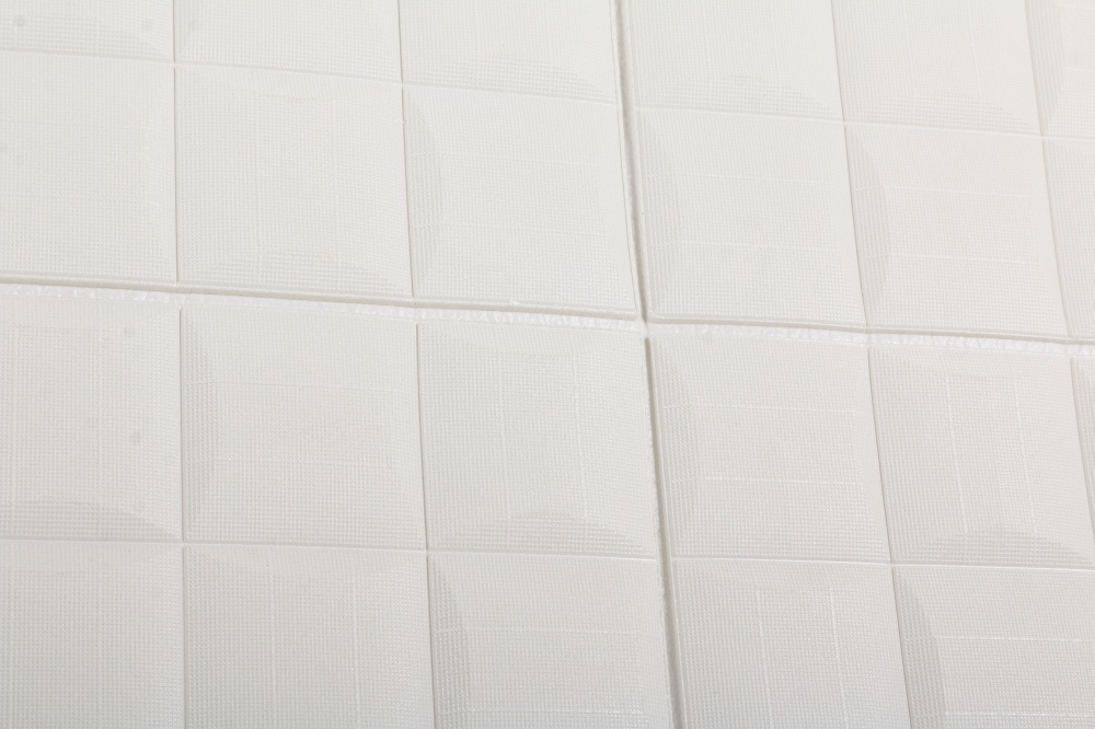 3D-панель с ПВХ Кубики белые JQ036 700x700x8 мм