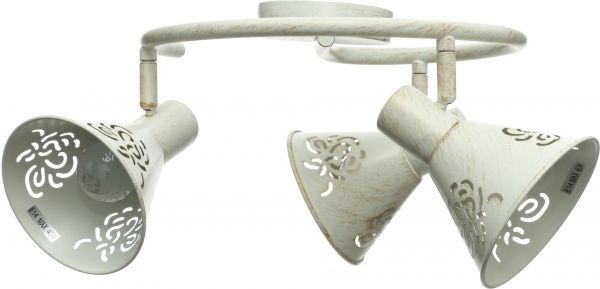 Спот Arte Lamp A5218PL-3WG 3x40 Вт E14 бело-золотистый 5218 