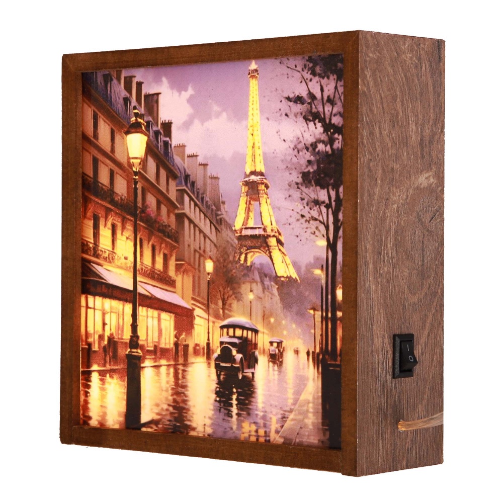 Настольная лампа декоративная The 11's Париж 1x2 Вт без цоколя дуб