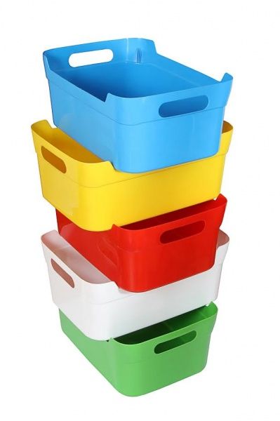 Кошик поліпропіленовий Heidrun 1083 Baskets сірий 140x240x340 мм