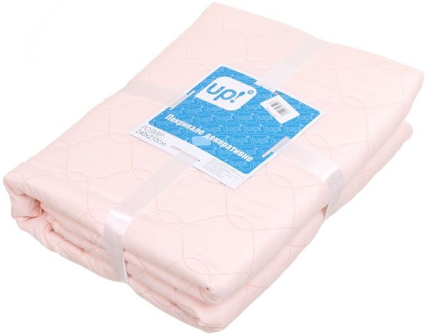Покрывало декоративное Нежный абрикос 240x210 см UP! (Underprice) нежно-розовый 