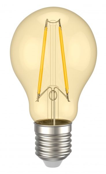 Лампа светодиодная IEK FIL Gold A60 9 Вт E27 2700 К 220 В желтая 