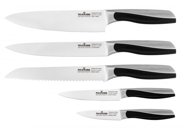 Набір ножів на підставці 6 предметів MK-K07 Maxmark