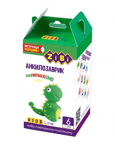 Набор для лепки Анкилозаврик ZB.6259 ZiBi