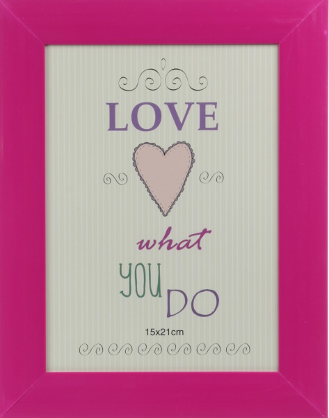 Рамка для фото Color BS-30-rose 1 фото 15x21 см рожевий 