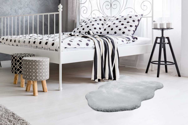 Килим Kayoom Rabbit Sheepskin grey / blue 60 см x 90 см 