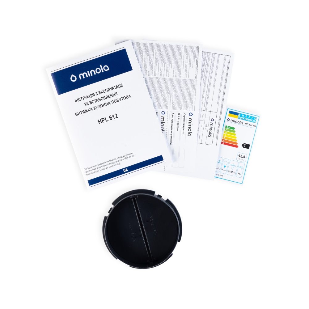 Витяжка Minola HPL 612 WH пласка
