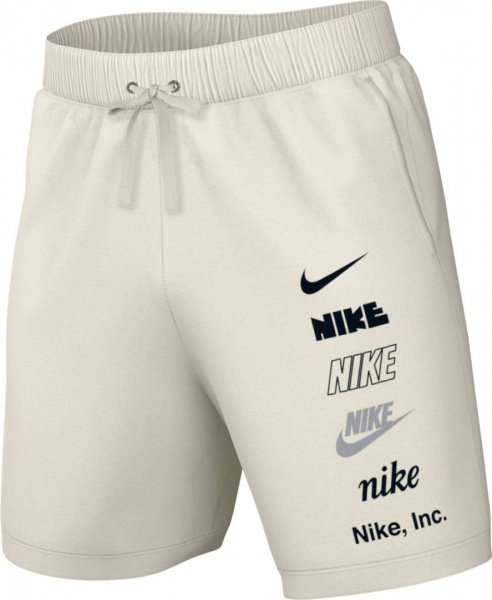 Шорты Nike CLUB+ FT SHORT MLOGO FB8830-030 р. XL бежевый