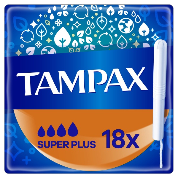 Тампони Tampax Compak Super Plus з аплікатором 18 шт