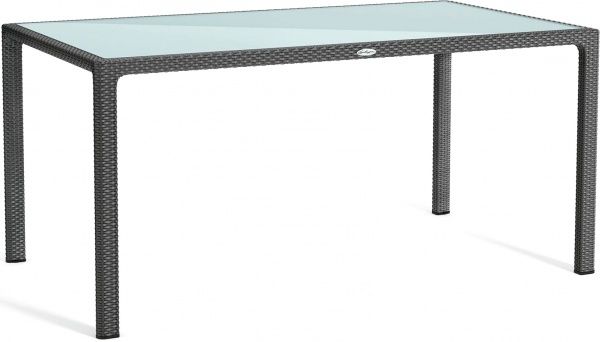 Стол пластиковый Lechuza 10933 90x160 см серый 
